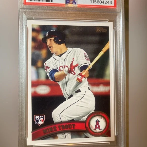 rare mike trout cards Amazon.com: Topps 2009 Bowman Sterling Prospects Mike Trout Auto Bgs 10 Rc  Super Rare History main image 1